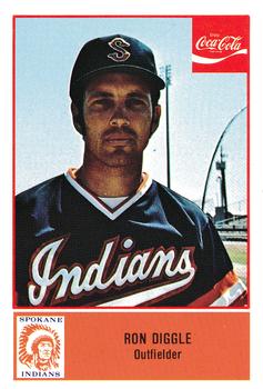1977 Cramer Spokane Indians #59 Ron Diggle Front