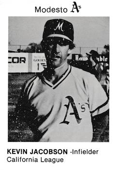 1981 Chong Modesto A's #17 Kevin Jacobson Front