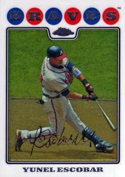 2008 Topps Chrome #53 Yunel Escobar Front