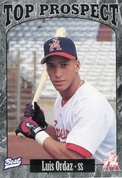 1997 Best Texas League Top Prospects #1 Luis Ordaz Front