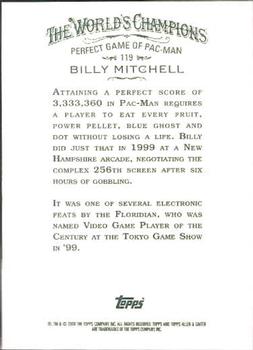 2008 Topps Allen & Ginter #119 Billy Mitchell Back