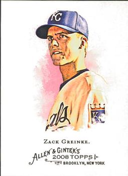 2008 Topps Allen & Ginter #237 Zack Greinke Front