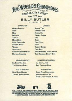 2008 Topps Allen & Ginter #127 Billy Butler Back