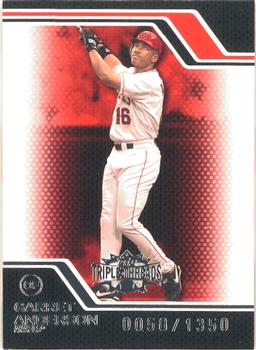 2008 Topps Triple Threads #49 Garret Anderson Front