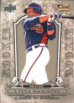 2008 Upper Deck A Piece of History #105 Clint Sammons Front