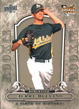 2008 Upper Deck A Piece of History #134 Jerry Blevins Front