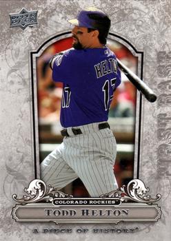 2008 Upper Deck A Piece of History #31 Todd Helton Front