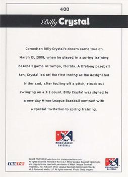 2008 TriStar PROjections #400 Billy Crystal Back