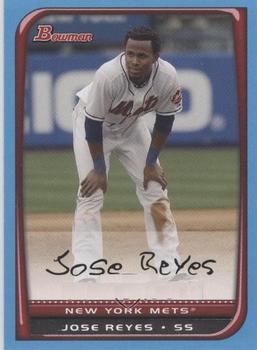 2008 Bowman - Blue #65 Jose Reyes Front