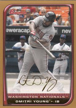 2008 Bowman - Gold #23 Dmitri Young Front