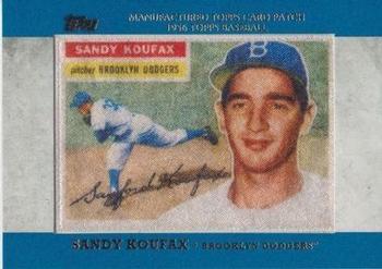 2013 Topps - Manufactured Topps Card Patch #MCP-10 Sandy Koufax Front