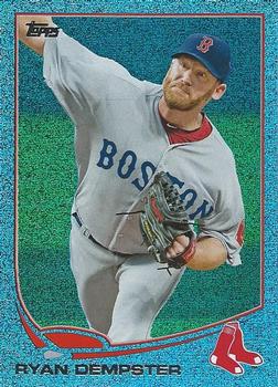 2013 Topps - Silver Slate Blue Sparkle #401 Ryan Dempster Front