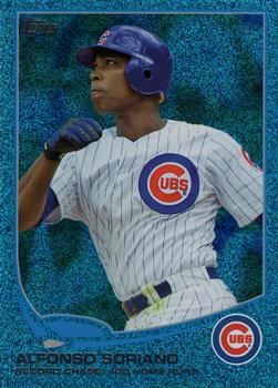 2013 Topps - Silver Slate Blue Sparkle #567 Alfonso Soriano Front