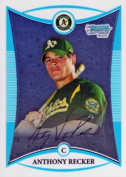 2008 Bowman - Chrome Prospects #BCP51 Anthony Recker Front