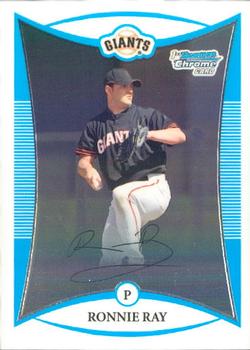 2008 Bowman - Chrome Prospects #BCP104 Ronnie Ray Front