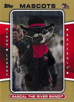 2013 Topps Pro Debut - Mascots Gold #MAS-RTRB Rascal the River Bandit Front