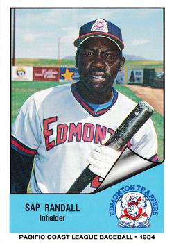 1984 Cramer Edmonton Trappers #101 Sap Randall Front