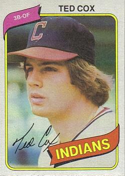 1980 Topps #252 Ted Cox Front