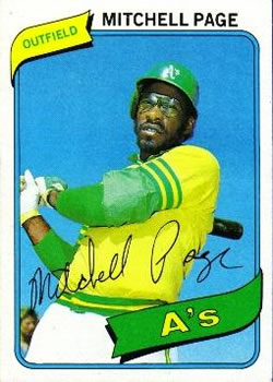 1980 Topps #586 Mitchell Page Front