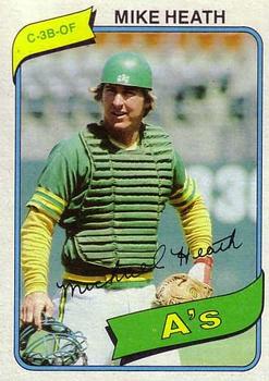 1980 Topps #687 Mike Heath Front