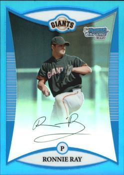 2008 Bowman - Chrome Prospects Blue Refractors #BCP104 Ronnie Ray Front