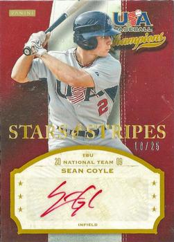2013 Panini USA Baseball Champions - Stars and Stripes Signatures Red Ink #CYL Sean Coyle Front