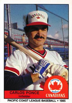 1985 Cramer Vancouver Canadians #224 Carlos Ponce Front