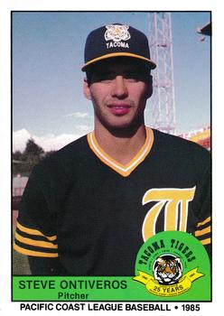 1985 Cramer Tacoma Tigers #142 Steve Ontiveros Front