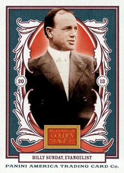 2013 Panini Golden Age - White #2 Billy Sunday Front
