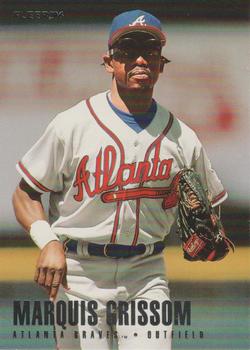 1996 Fleer Atlanta Braves #5 Marquis Grissom Front