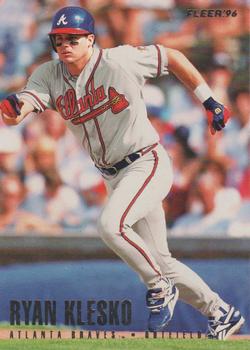 1996 Fleer Atlanta Braves #8 Ryan Klesko Front