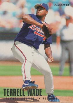 1996 Fleer Atlanta Braves #17 Terrell Wade Front