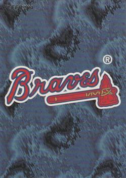 1996 Fleer Atlanta Braves #19 Braves Logo Card Front