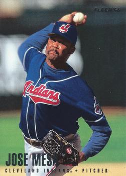 1996 Fleer Cleveland Indians #8 Jose Mesa Front