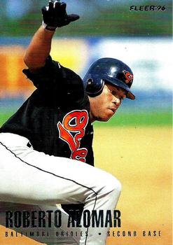 1996 Fleer Baltimore Orioles #1 Roberto Alomar Front