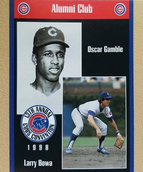 1998 Chicago Cubs Fan Convention #16 Alumni Club (Oscar Gamble / Larry Bowa) Front