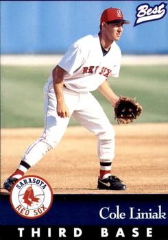 1997 Best Sarasota Red Sox #1 Cole Liniak Front