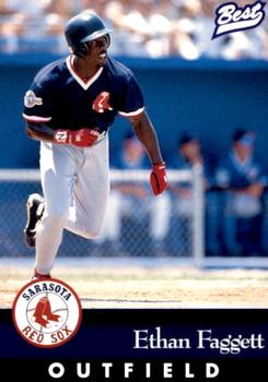 1997 Best Sarasota Red Sox #10 Ethan Faggett Front