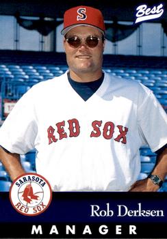 1997 Best Sarasota Red Sox #27 Rob Derksen Front