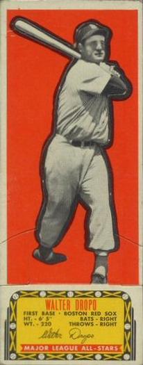 1951 Topps Current All-Stars (R414-5) #NNO Walter Dropo Front