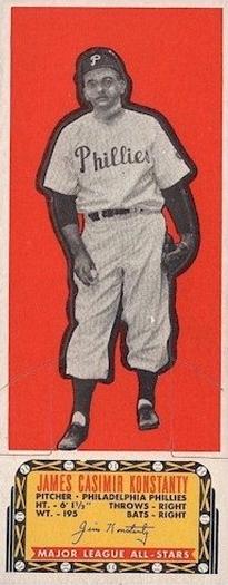 1951 Topps Current All-Stars (R414-5) #NNO James Casimir Konstanty Front