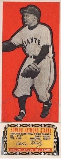 1951 Topps Current All-Stars (R414-5) #NNO Edward Raymond Stanky Front