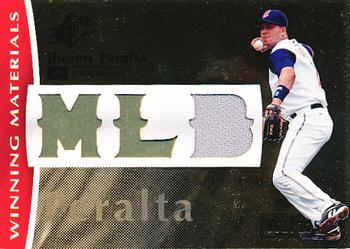 2008 SPx - Winning Materials MLB 125 #WM-JH Jhonny Peralta Front