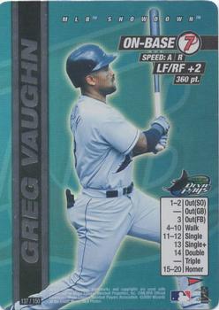 2000 MLB Showdown Pennant Run 1st Edition - Unlimited #137 Greg Vaughn Front