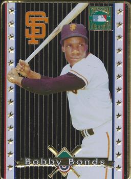 1993 Metallic Impressions Cooperstown Collection #4 Bobby Bonds Front