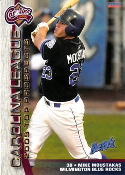 2009 Choice Carolina League Top Prospect 30 #22 Mike Moustakas Front
