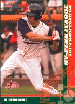 2008 Choice New York-Penn League Top Prospects #12 Mitch Dening Front