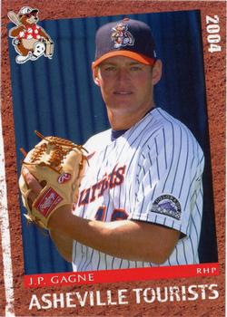 2004 Grandstand Asheville Tourists #NNO J.P. Gagne Front