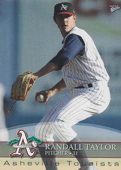 2008 MultiAd Asheville Tourists #26 Randall Taylor Front