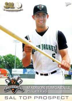2008 MultiAd South Atlantic League Top Prospects #5 Madison Bumgarner Front